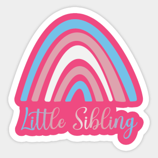 Little Sibling (trans colors) Sticker